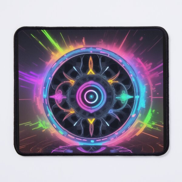 Item preview, Cosmic biological Chronos: Astral Timepieces in neon colors designed and sold by Carlos Gudino.