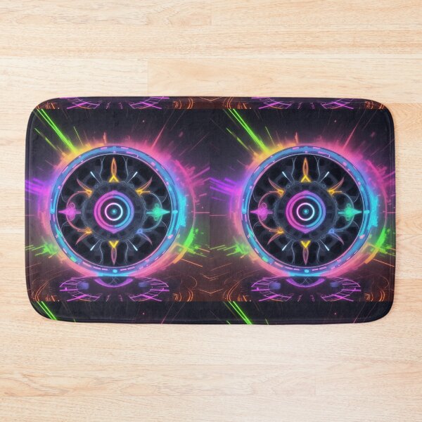 Item preview, Cosmic biological Chronos: Astral Timepieces in neon colors designed and sold by Carlos Gudino.