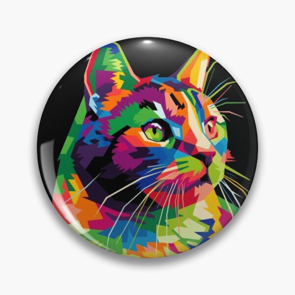 Item preview, Cat multicolored designed and sold by UZRWRLD .