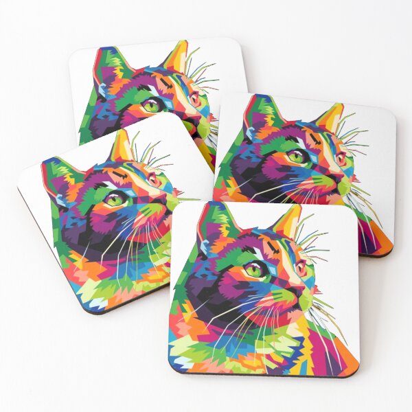 Item preview, Cat multicolored designed and sold by UZRWRLD .