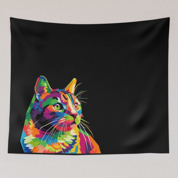 Item preview, Cat multicolored designed and sold by UZRWRLD .