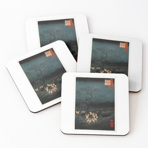Item preview, Utagawa Hiroshige  New Year's Eve Foxfires at the Changing Tree, Ōji designed and sold by TeeARTHY.