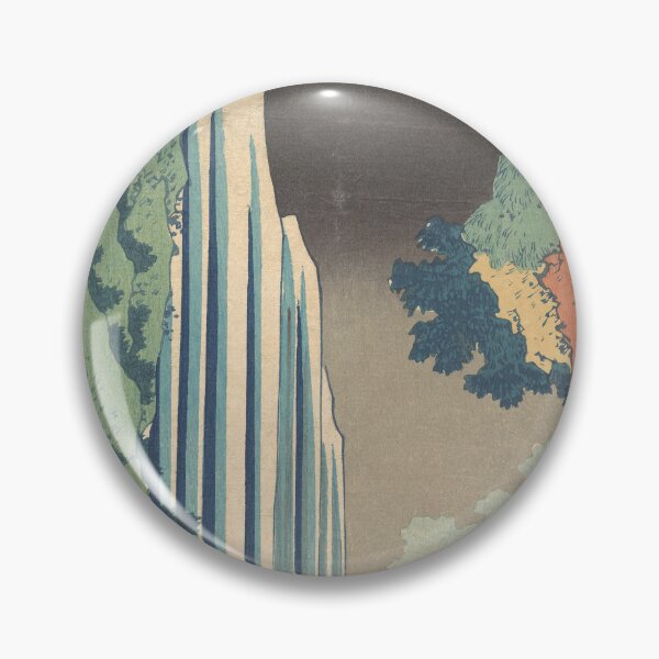 Item preview,  Ono Waterfall on the Kisokaidō (Kisokaidō Ono no bakufu), from the series A Tour of Waterfalls in Various Provinces (Shokoku taki meguri) designed and sold by TeeARTHY.