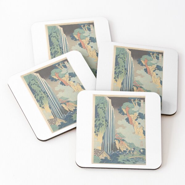 Item preview,  Ono Waterfall on the Kisokaidō (Kisokaidō Ono no bakufu), from the series A Tour of Waterfalls in Various Provinces (Shokoku taki meguri) designed and sold by TeeARTHY.
