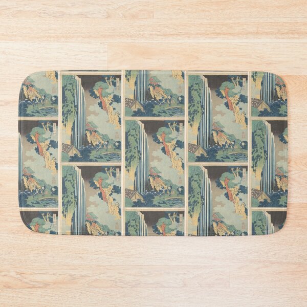 Item preview,  Ono Waterfall on the Kisokaidō (Kisokaidō Ono no bakufu), from the series A Tour of Waterfalls in Various Provinces (Shokoku taki meguri) designed and sold by TeeARTHY.