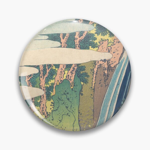 Item preview,  Rōben Waterfall at Ōyama in Sagami Province (Sōshū Ōyama Rōben no taki), from the series A Tour of Waterfalls in Various Provinces designed and sold by TeeARTHY.