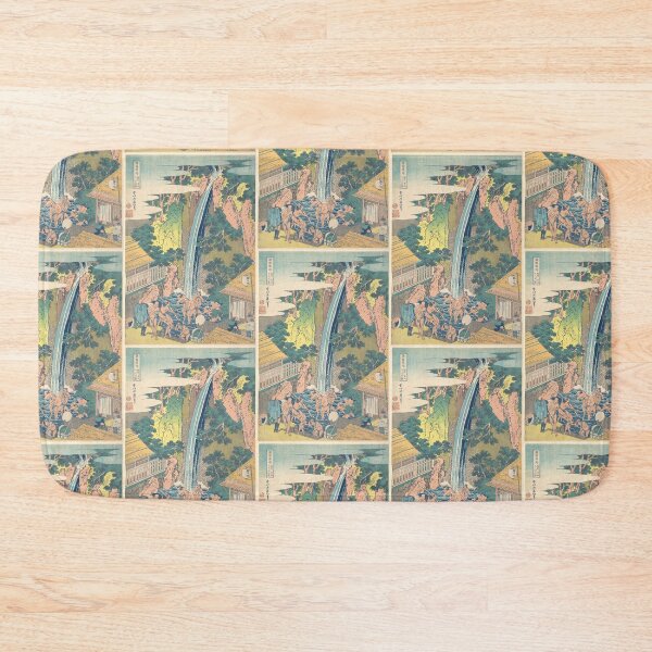 Item preview,  Rōben Waterfall at Ōyama in Sagami Province (Sōshū Ōyama Rōben no taki), from the series A Tour of Waterfalls in Various Provinces designed and sold by TeeARTHY.