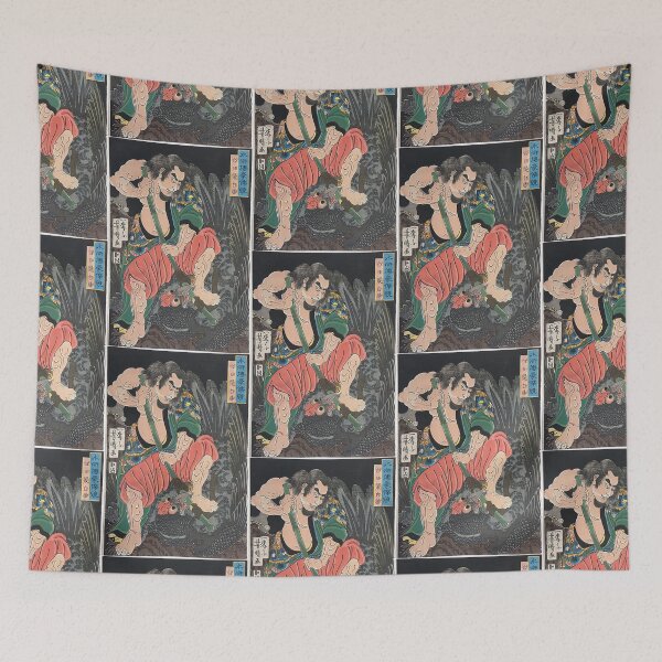 Item preview,  Utagawa Yoshiharu  Mirror of Heroes of the Shuihuzhuan- Hyakujutsuso Hakusho (Suikoden goketsu kagami- Hyakujutso Hakusho) designed and sold by TeeARTHY.