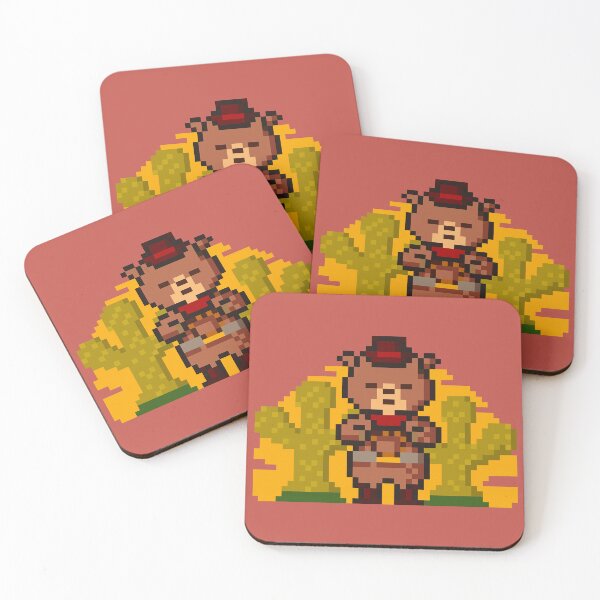 Item preview, Cute Pixel Art Cowboy Capybara Illustration designed and sold by MariOyama.