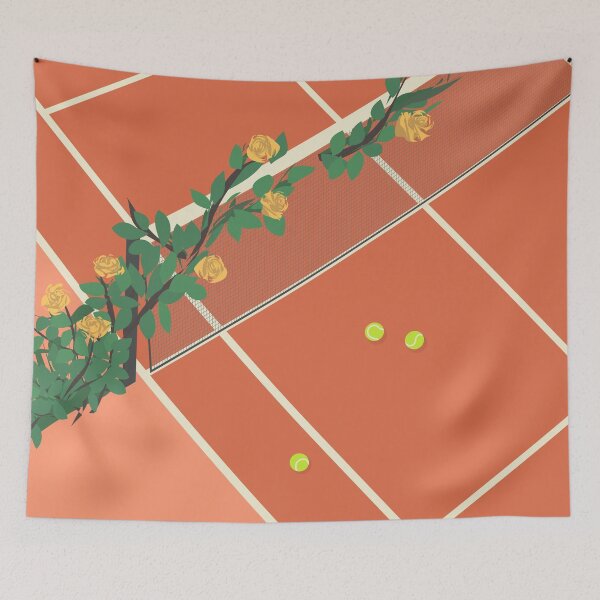 Item preview, Tennis Court Climbing Roses designed and sold by Lyman Creative Co..