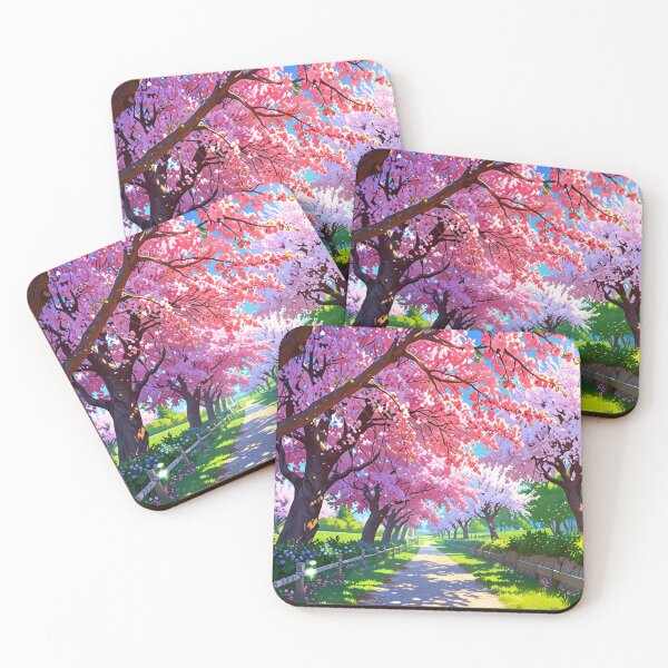 Item preview, Pink blossom and fruit-bearing trees. designed and sold by PatDoArt.