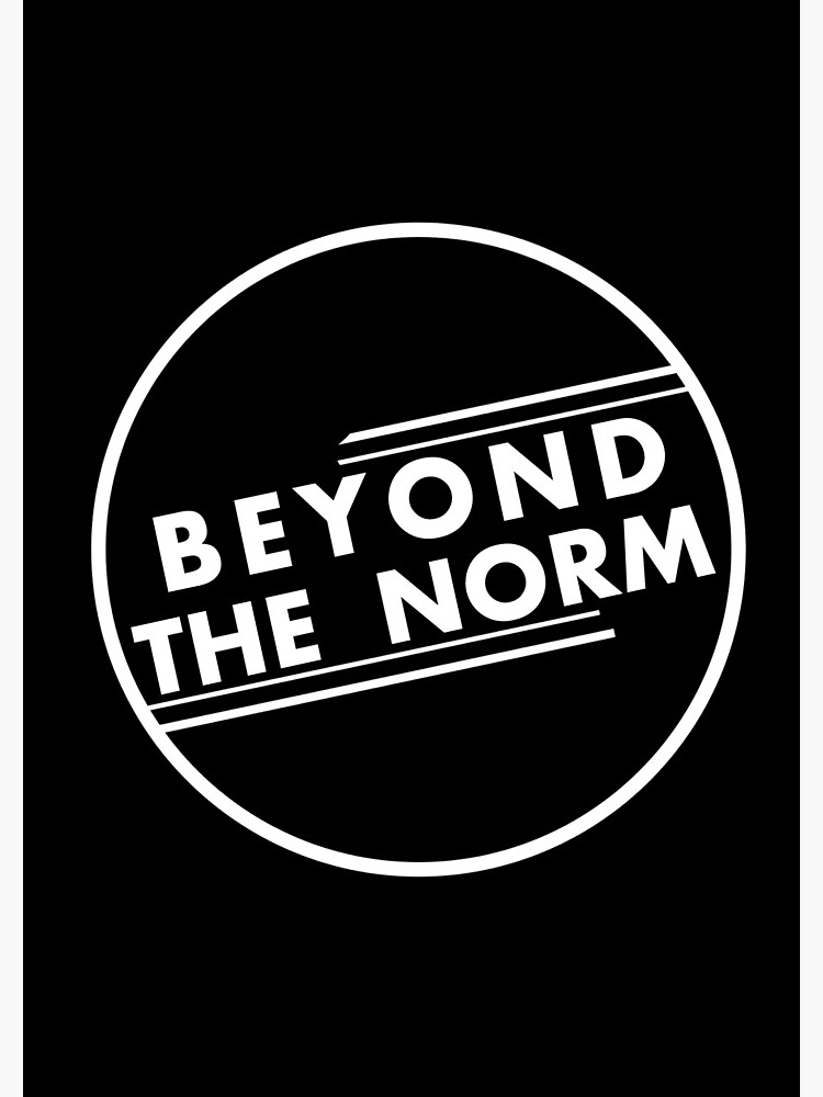 "Beyond The Norm" Spiral Notebook for Sale by TGdigital | Redbubble