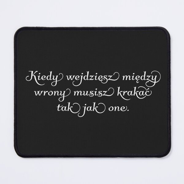Item preview, When Among Crows Polish Saying Book by Veronica Roth designed and sold by darkskydelights.