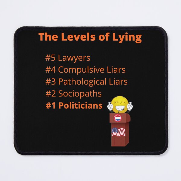 Item preview, The Levels of Lying designed and sold by signshirtz.