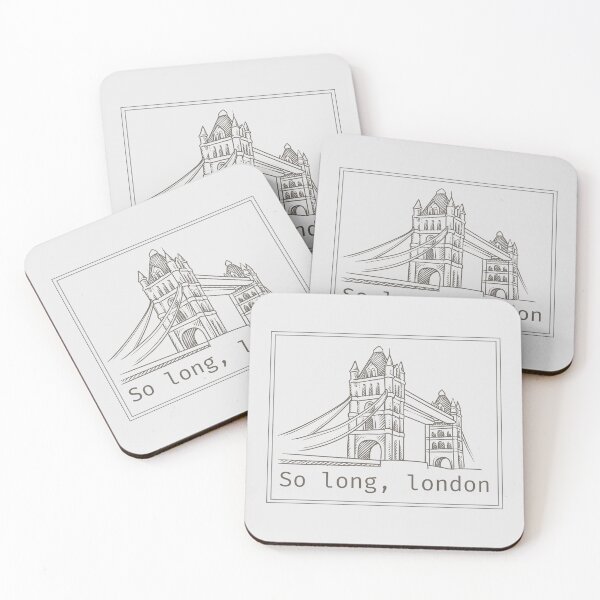 Item preview, So long, London designed and sold by mgkreatives.
