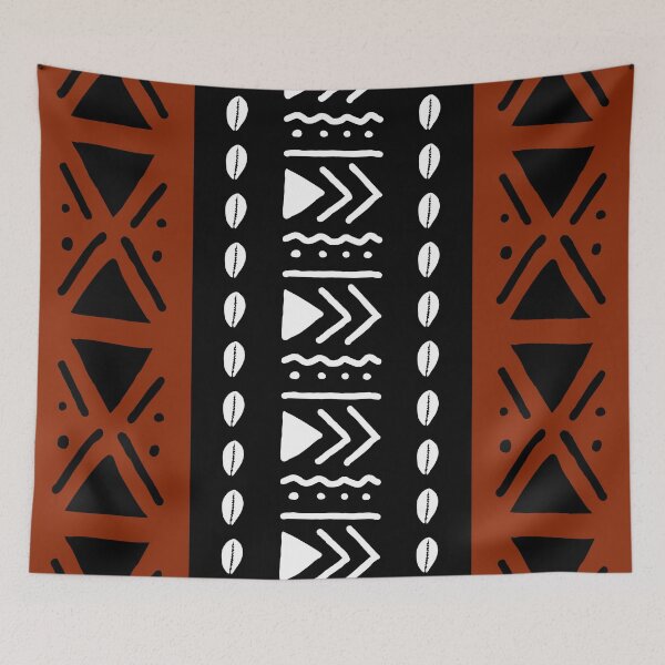 Item preview, Chestnut Brown African Safari Mud Cloth Design designed and sold by funkyvibes.