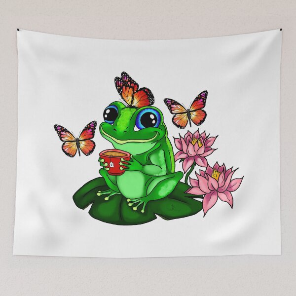 Item preview, Butterflies and Froggy designed and sold by cameoivory.