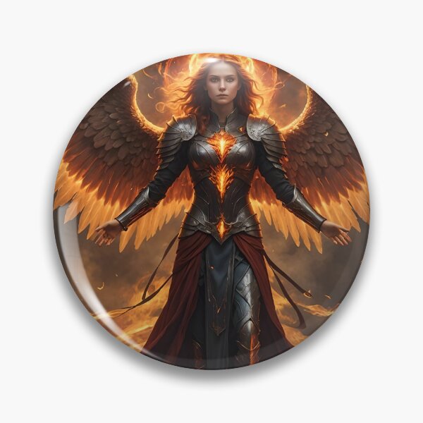 Item preview, Flaming Angel of Fire designed and sold by Paw's Arts.