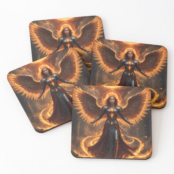 Item preview, Flaming Angel of Fire designed and sold by Paw's Arts.