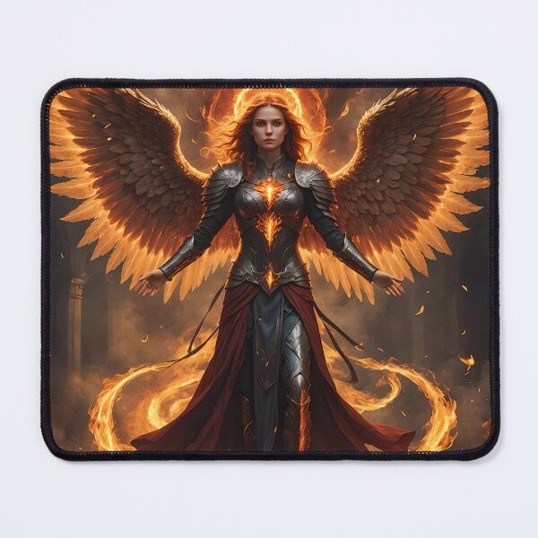 Item preview, Flaming Angel of Fire designed and sold by Paw's Arts.