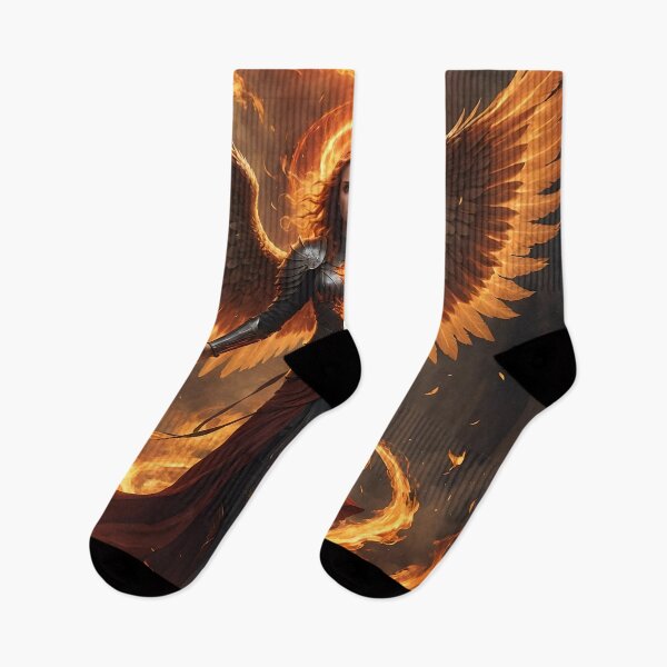 Item preview, Flaming Angel of Fire designed and sold by Paw's Arts.