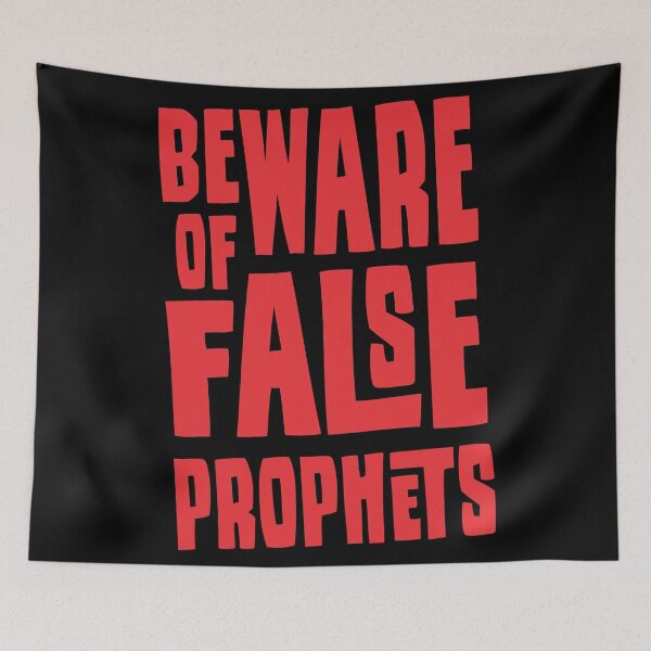 Item preview, Beware Of False Prophets - Jesus Warning 5 - Christian designed and sold by Vector-Artist.