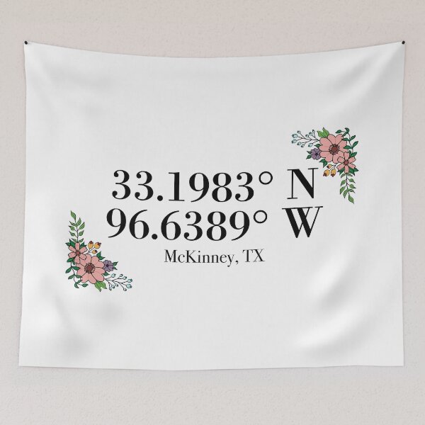 Item preview, McKinney, TX Coordinates designed and sold by mynameisliana.