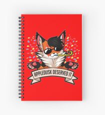 Appledusk Deserved It Spiral Notebook