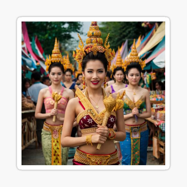 Item preview, Traditional Thai Dress designed and sold by peravatshope.
