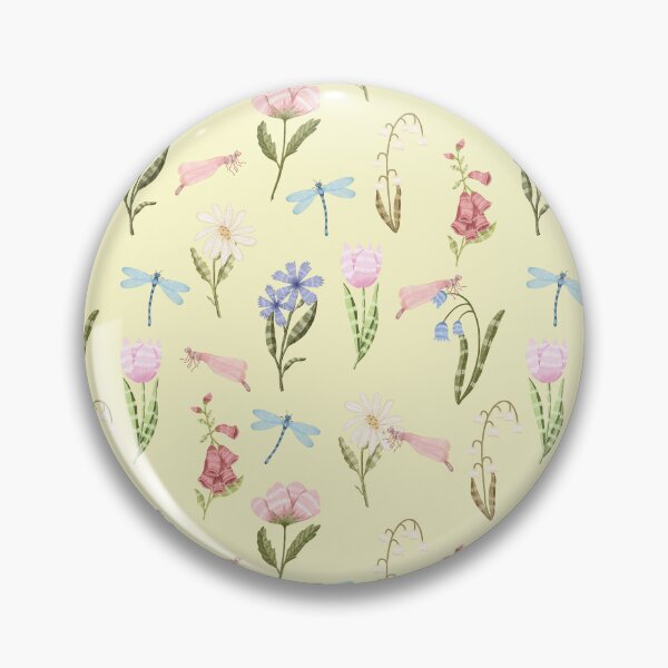 Item preview, Pink and blue dragonfly seamless pattern designed and sold by pinkyfish1010.