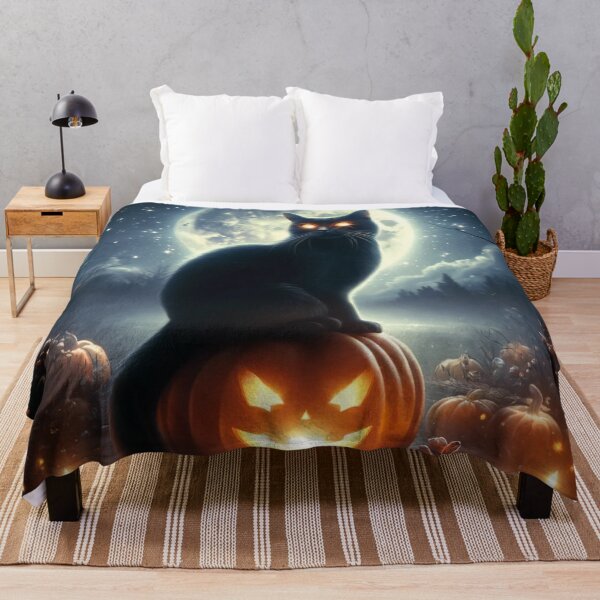 Item preview, Black Cat and Full Moon designed and sold by Estamp-you.