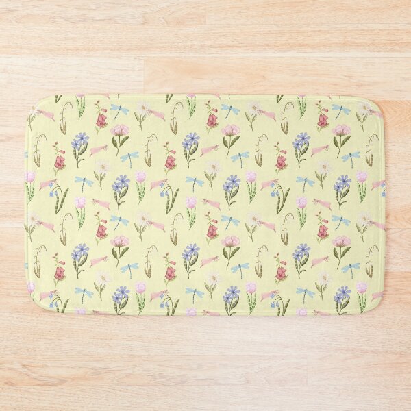 Item preview, Pink and blue dragonfly seamless pattern designed and sold by pinkyfish1010.