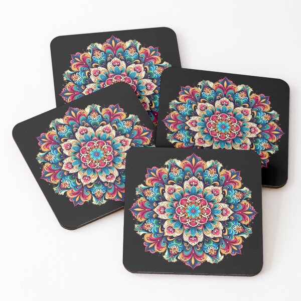 Item preview, Stylish Colorful Floral Mandala | Flower Mandala designed and sold by Chic-Fun.