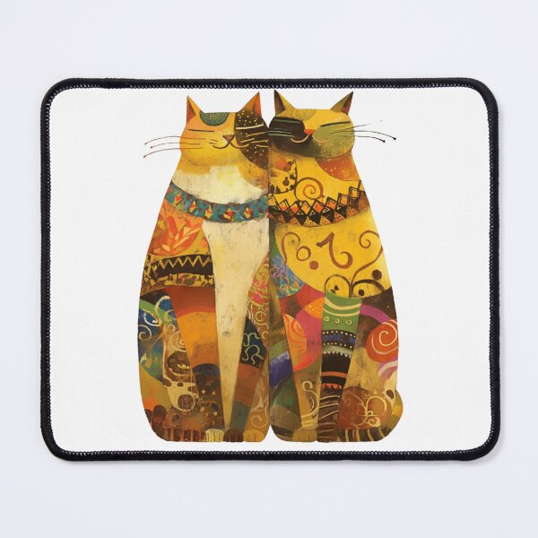 Item preview, Two Decorated Cats designed and sold by PMGDigital.