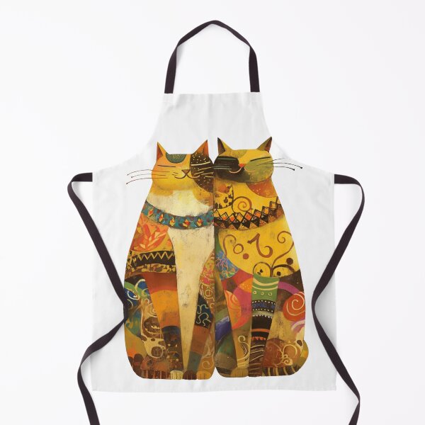 Item preview, Two Decorated Cats designed and sold by PMGDigital.