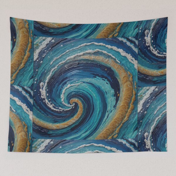 Item preview, Abstract Ocean designed and sold by Courtney Croxall.