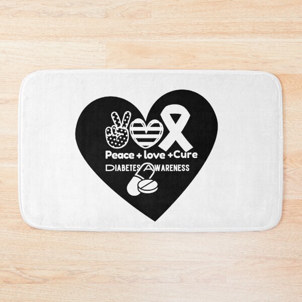 Item preview, Peace love cure diabetes designed and sold by prsagar01.