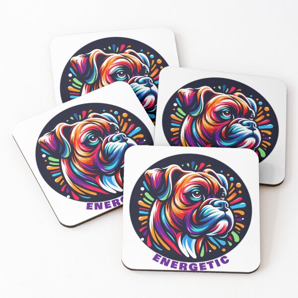 Item preview, Energetic Boxer designed and sold by CaliCreatives.
