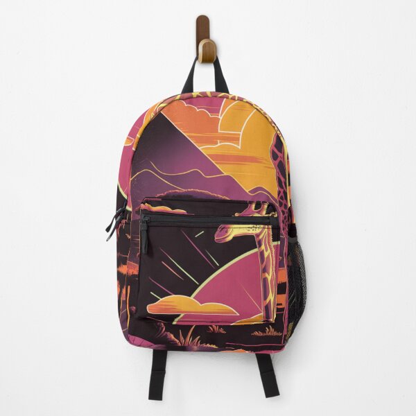 Item preview, Retro Giraffe Sunset designed and sold by Exodoi.