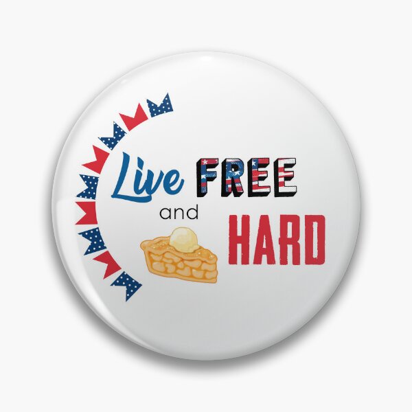 Item preview, Live Free and Pie Hard designed and sold by alisonlove.