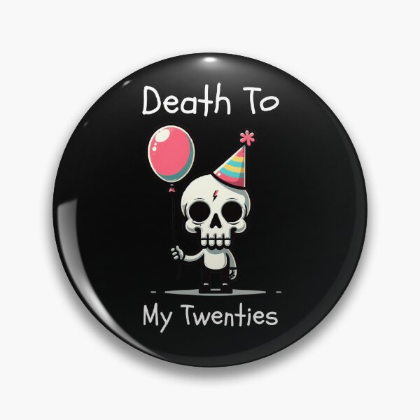 Item preview, Funny Skull with Balloon Death to Twenties designed and sold by PantatKiller.