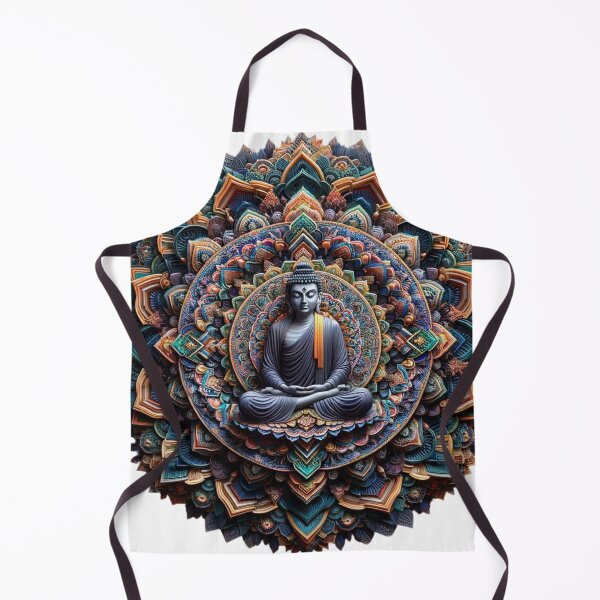 Item preview, mandala with buddha designed and sold by FusiTink.