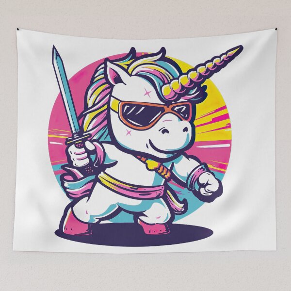 Item preview, Neon Ninja Unicorn Monica designed and sold by Alt-C Music.