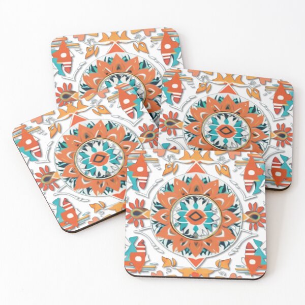 Item preview, mayan floral art pattern designed and sold by optimusprime39.