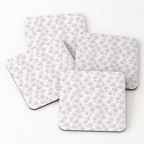 Item preview, Pattern with to many orchids in pastel colors designed and sold by fuzzyfox.