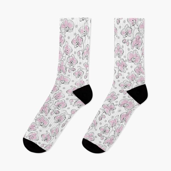 Item preview, Pattern with to many orchids in pastel colors designed and sold by fuzzyfox.