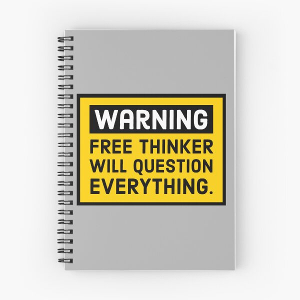 Item preview, Freethinker will question everything designed and sold by Rachel the Artist .