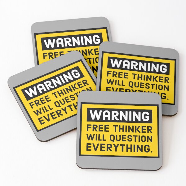 Item preview, Freethinker will question everything  designed and sold by Rachel the Artist .