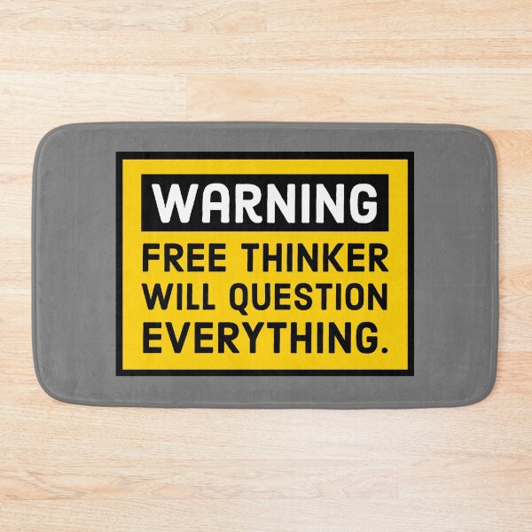 Item preview, Freethinker will question everything  designed and sold by Rachel the Artist .