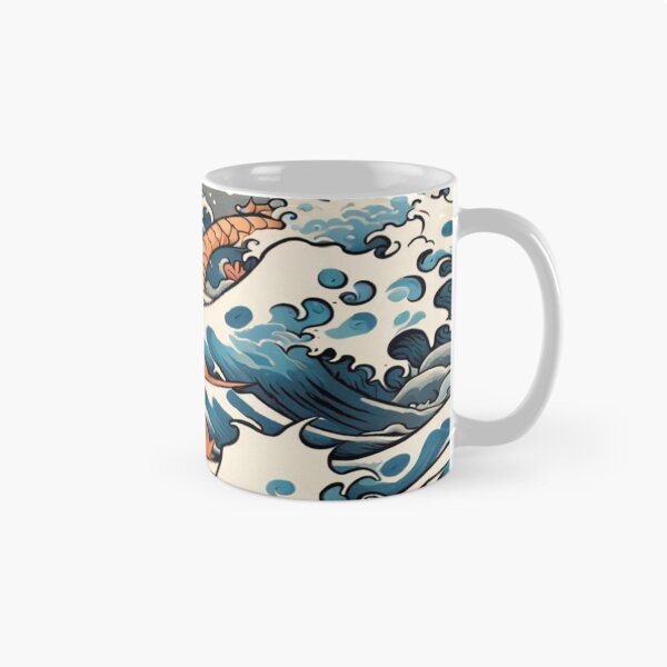 Item preview, Gyarados' Fury in Kanagawa Style designed and sold by Carrie-Draws.